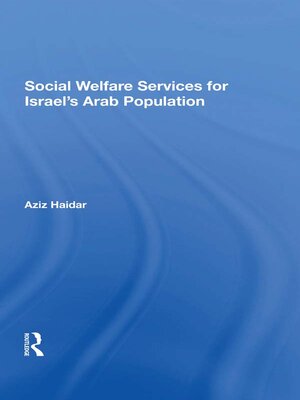 cover image of Social Welfare Services For Israel's Arab Population